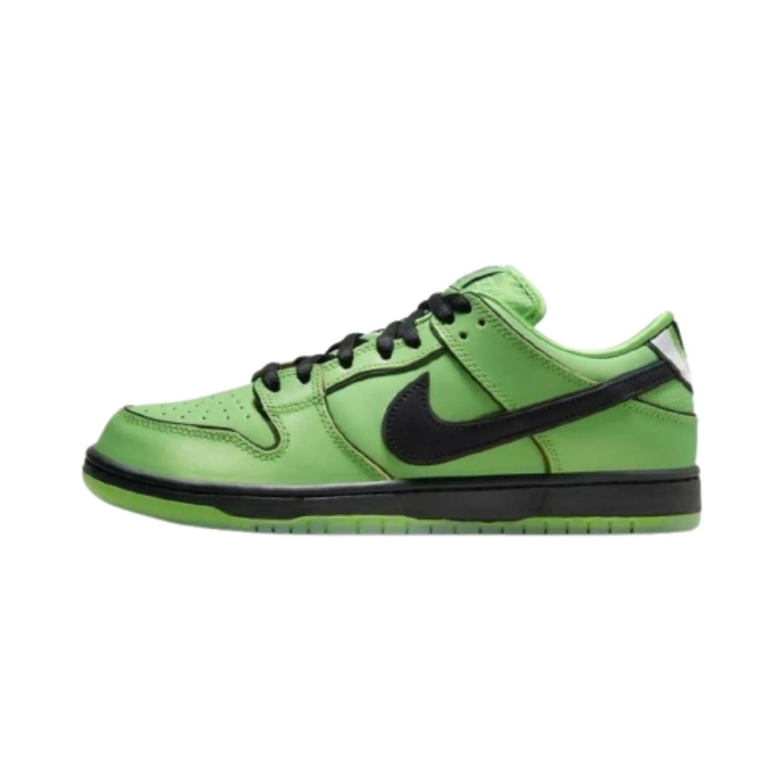 Nike SB Dunk Low x The Powerpuff Girls — Vert (Rebelle)